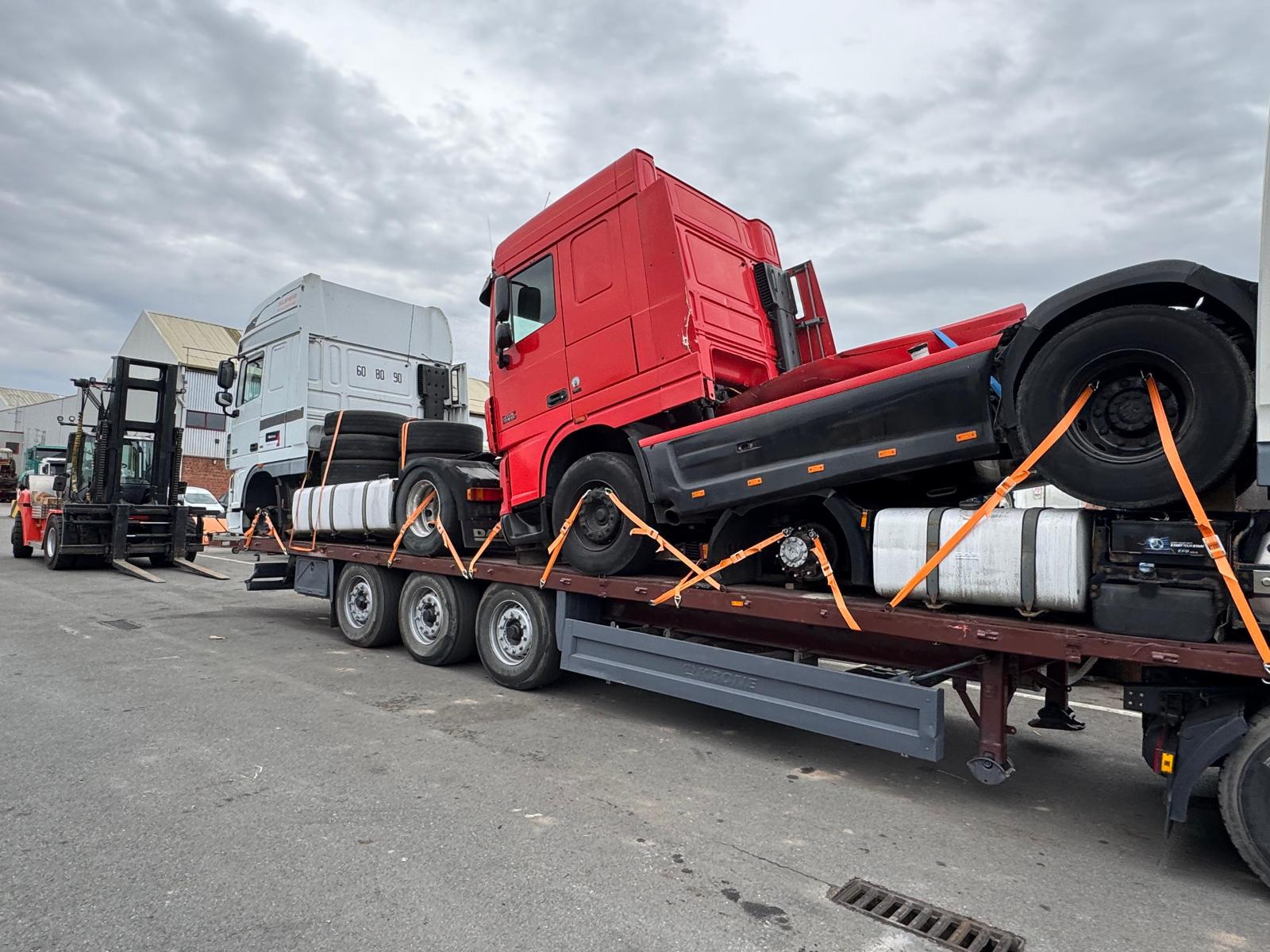 SUV and four-wheel-drive vehicle prepared for export